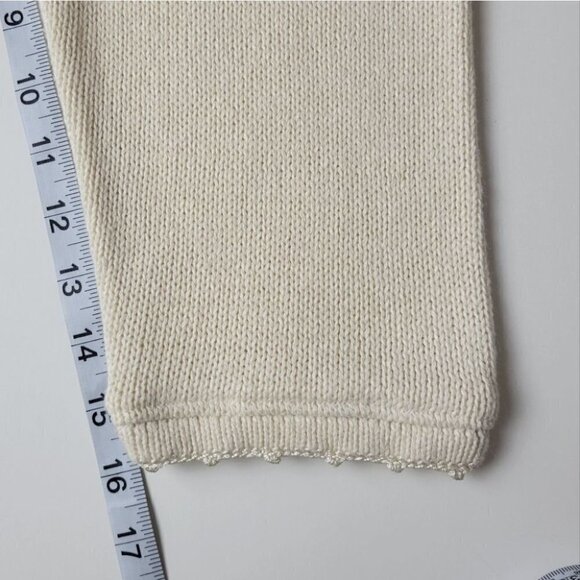 EMBROIDERED Grandma Knit Cardigan Floral Butterfly L Haband Vintage - Picture 15 of 16